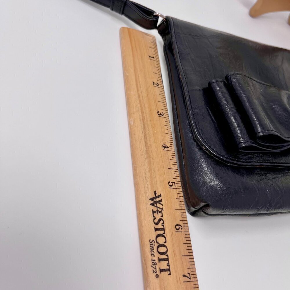 Barr & Barr Wristlet Handmade for Bloomingdales Black Leather w Bow detail - Picture 5 of 8
